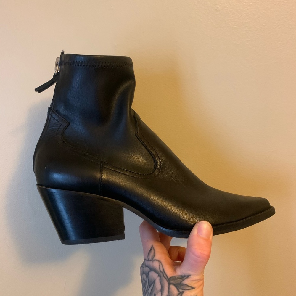 Dolce vita soft leather black bootie